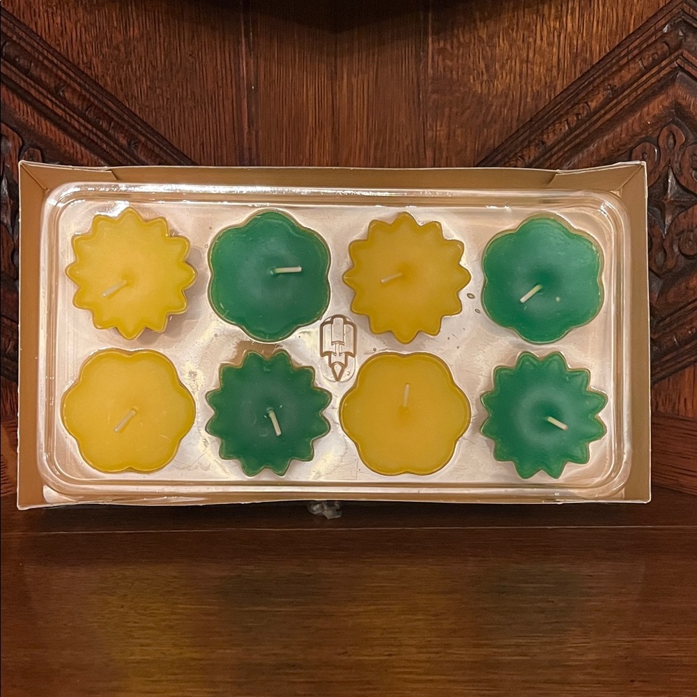 Partylite floater, candles